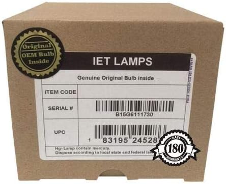 מנורה להחלפת OEM מקורית למקרן כריסטי LWU701I -D - מנורות IET עם אחריות לשנה