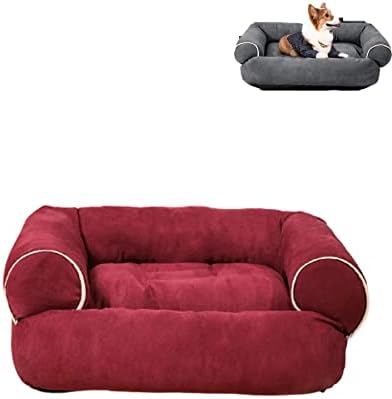 ספה מיטת חיות מחמד לכלבים בית חתולים - מיטת כלבים סופגנייה - מיטת כרית מחצלת 6 בית לכלב אספקת חיות מחמד עיצוב הבית