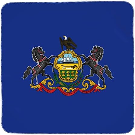 דגל של שמיכה לתינוקות של פנסילבניה מקבלת שמיכה לתינוקות לכיסוי יילוד עטיפת פעוטון