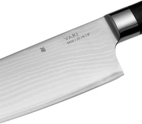 סכין שף WMF יארי לייד מיוחד פלדה 67 שכבות ידית עץ פקה, אל חלד, שחור, 37.5 x 9 x 37.5 סמ