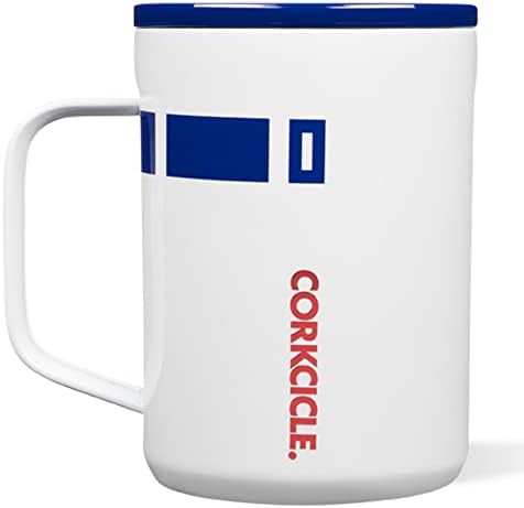 מלחמת הכוכבים של Corkcicle 16 גרם ספל קפה משולש כוס נירוסטה משולשת, R2D2