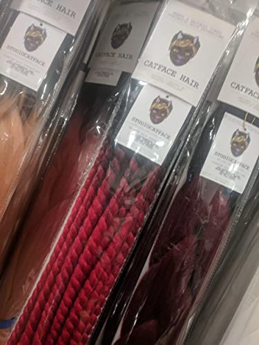 שיער שחור ברי אדום אומברה הוואנה חבלים גדולים