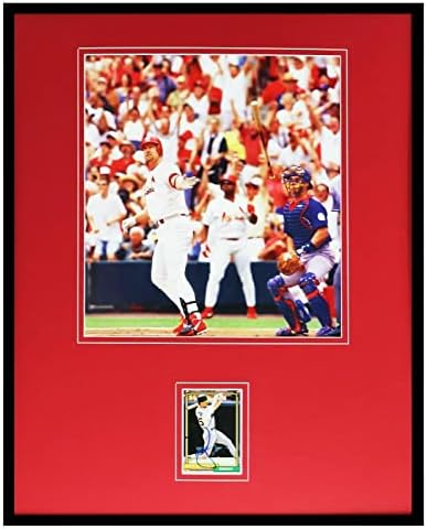 מארק McGwire חתום חתום מסודר 16x20 תצוגת צילום JSA קרדינלים 61 HR - תמונות MLB עם חתימה