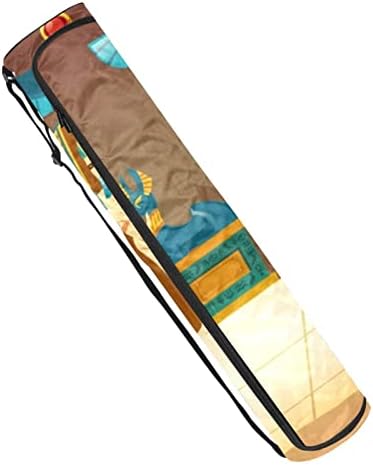 מצרי פירמידת רונה יוגה מחצלת תיק עם רצועת כתף יוגה מחצלת תיק חדר כושר תיק חוף תיק