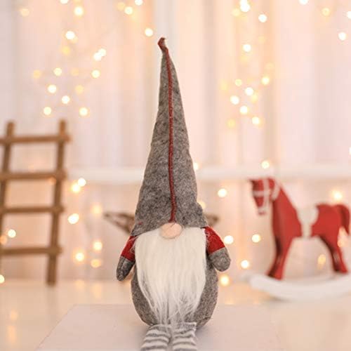 Bootoyard חג המולד שוודי גנום קטיפה יצירתית עיצוב בובה חסרת פנים קישוט לחג המולד קישוט לחג המולד