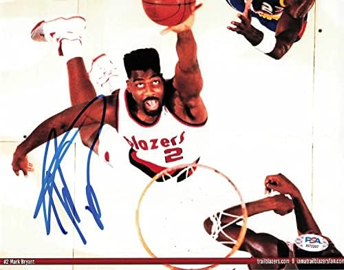 מארק בראיינט חתום 8x10 Photo PSA/DNA Portland Trail Blazers חתימה - תמונות NBA עם חתימה