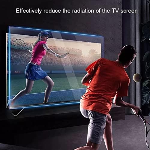 קלוניס אנטי כחול אור טלוויזיה מסך מגן עבור 65 אינץ צג, מט נגד בוהק נגד אולטרה סגול מגן סרט להקל על מאמץ עיניים ולישון טוב יותר עבור
