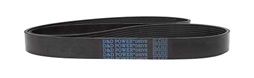 D&D PowerDrive 215K2 פולי V חגורת, 2, גומי