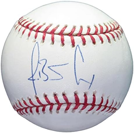 J Brent Cox חתום על חתימה בייסבול OML Ball Ball Longhorns MLB Tristar 5093578 - כדורי בייסבול עם חתימה