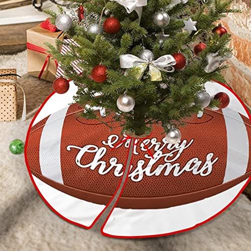 מחצלת עץ חג המולד 30 x30 כדורגל בייסבול ספורט חג המולד חצאיות עץ מחצלת גברים קישוטי עץ חג המולד בהתאמה אישית לקישוט מסיבת חג חג המולד