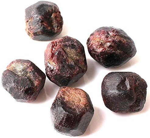 10 יחידות גרנט טבעי אבן גביש גולמי מקורי גולמי אבן אדומה אבן אדומה אבנים מחוספסות מרפא מינרלים ...