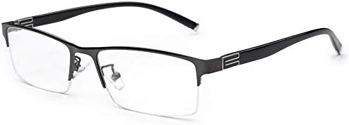 משקפי קריאה מחשב אנטי-בלו-ריי משקל קל משקל קלים +2.00 גברים משקפי מסגרת שחורים משקפיים משקפיים