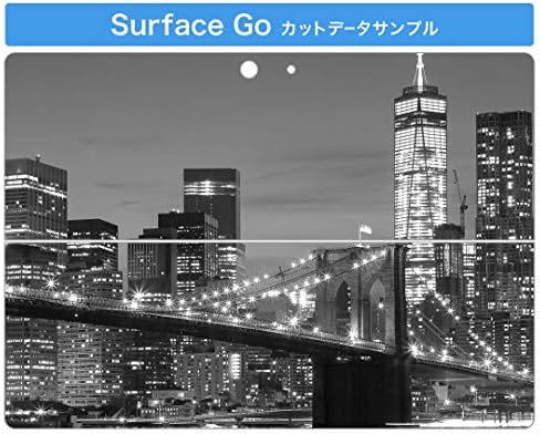 כיסוי מדבקות של Igsticker עבור Microsoft Surface Go/Go 2 עורות מדבקת גוף דקיקים במיוחד עורות 011331 View Night Photo Monochrome