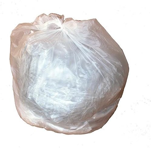 טחף פלסטיק 6 שקיות זבל של 6 ליטר, צפיפות גבוהה: ברור, 6 מיקרון, 20x22, 100 שקיות.