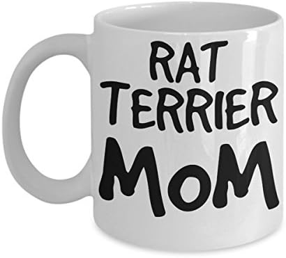ספל אימא טרייר עכברוש - כוס קפה של תה קרמיקה של 11oz - מושלם לנסיעות ומתנות