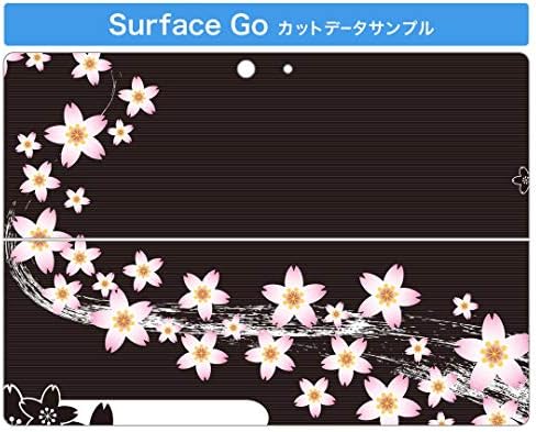 כיסוי מדבקות של Igsticker עבור Microsoft Surface Go/Go 2 אולטרה דק מגן מדבקת גוף עורות 007381 קמח פרחים סגנון יפני דפוס יפני