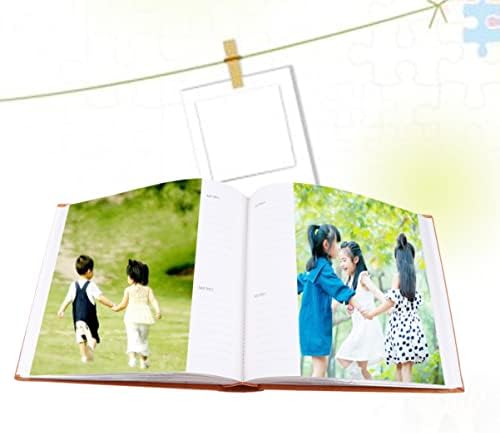 6 ספרים DIY בהעמדת כיסים להחליק- ספר לכרטיס יום נישואין אמהות כתומות תזכורות אלבום הודעות הודעות ולנטיין צילום לילדים לתמונות זיכרון מתנה