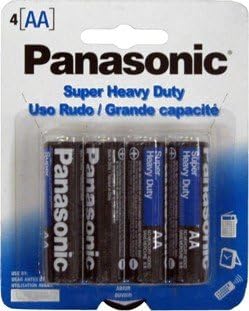 Panasonic AA Size Super Heavy Duty Battery 4 pack