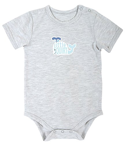 סטפן תינוק קטן שפריץ הת ' ר אפור חולצה-סגנון חיתול כיסוי, כחול לווייתן, 3-6 חודשים