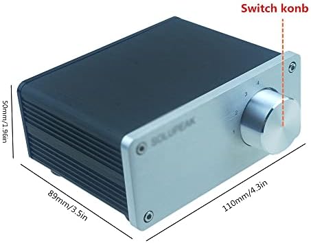 ZHUHW AUDIO STINGER 4 קלט 1 OUT OUT STEREO STEREO RCA מתג SPLITTER BOX