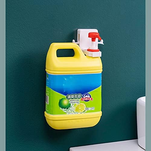 מחזיק ג'ל מקלחת אסוקוהו 2 צבעים לבחירת אגרוף מחזיק ג'ל מקלחת בחינם עם מדבקות ללא סימון הגנה על קיר קל להתקנה נוחה לשימוש