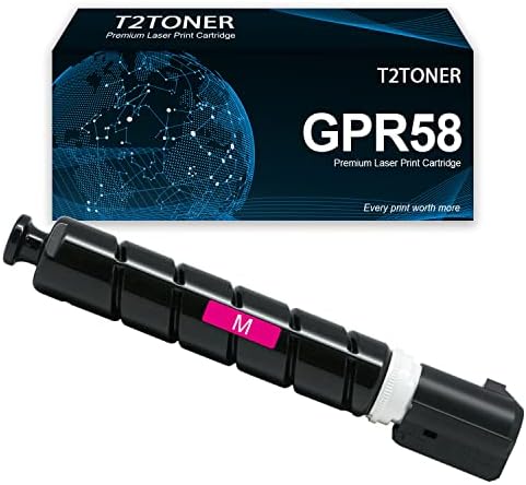 T2Toner מיוצר מחדש תשואה גבוהה GPR58 מחסנית טונר החזרת מחסנית עבור Canon ImagerUnner Advanc