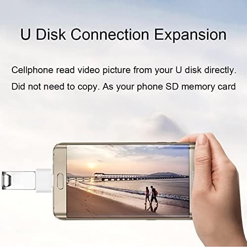 מתאם גברי USB-C ל- USB 3.0 תואם את ה- iPhone שלך, אנדרוד, גלקסיה, מחשב נייד רב שימוש במרת פונקציות הוסף כמו מקלדת, כונני אגודל, עכברים