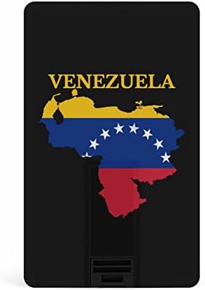 דגל מפת וונצואלה USB 2.0 מכריע פלאש מכריח את צורת כרטיס האשראי של מקל זיכרון