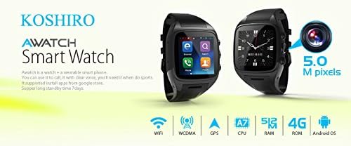 ZHIHE אנדרואיד 4.4.2 טלפון נייד שעון חכם