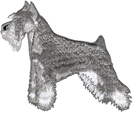 כלב שנאוצר טלאי רקום ברזל על פלפל מלח כלב מזכרת