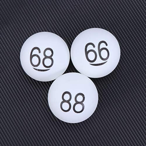 כדורי פונג נובובסטי 100 יחידות כדורי הגרלה כדורי בינגו צבעוניים 1-100 מספר הכדורי הגרלה משחקי בידור לקישוט מסיבות משחק כדורי טניס לבנים