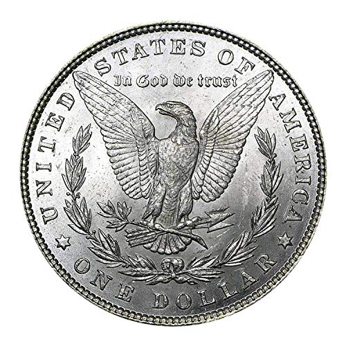 1896 P Morgan Silver Dollar BU 1 $ מבריק ללא מחזור
