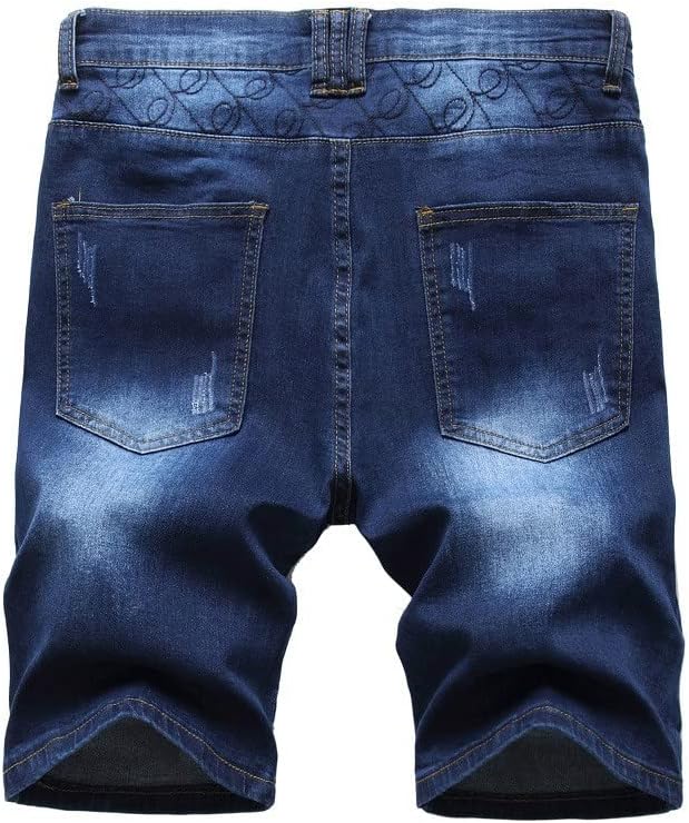 מכנסיים קצרים של ג'ינס אופנה לגברים קיץ מכנסיים קצרים מזדמנים בגדים טכנולוגיים מכנסיים קצרים