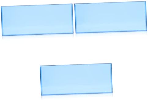 מקלדות מחשב סולסטר 3 יחידות 75 מקשי מפתחות שקופים מלאכות כיסוי נגד אבק אקריליק מגיני גיליון ברור כחול חלבית