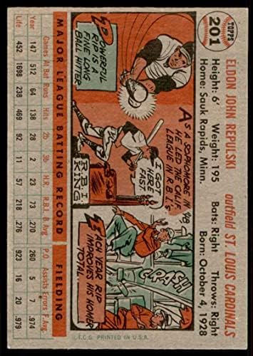 כרטיס Rip Repulski 1956 Topps 201