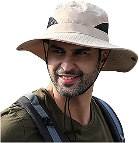 2023 כובעים לגברים, כובעי שמש להגנת UV לגברים, כובע דיג בכובע דיג מהיר יבש כובע חיצוני אטום למים,