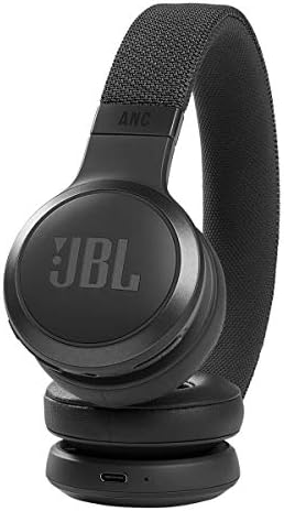 JBL LIVE 460NC - אוזניות מבטלות רעש אלחוטיות על אוזניות עם חיי סוללה ארוכים ועוזרי קול שליטה - שחור ו- GO2 - רמקול Bluetooth אטום נתיב
