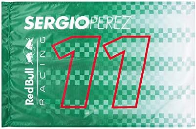 רד בול מירוץ F1 סרחיו צ'ק דגל פרז - ירוק