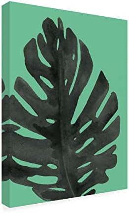 סימן מסחרי אמנות 'דקל טרופי אני ירוק' אמנות קנבס מאת תיק תפוחים פראי