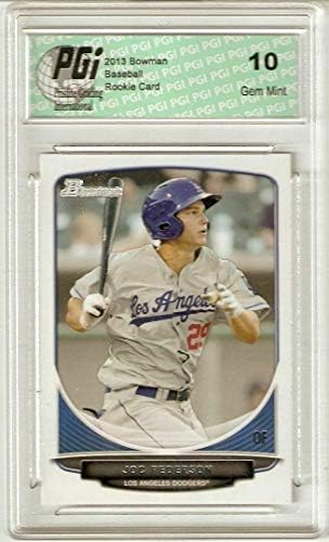 JOC Pederson 2013 Bowman TP -13 Dodgers Trookie Card PGI 10 - כרטיסי טירון בייסבול