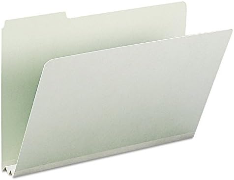 סמיד 18234 ממוחזר תיקיות שני אינץ התרחבות 1/3 למעלה כרטיסייה משפטי אפור ירוק 25 / תיבה