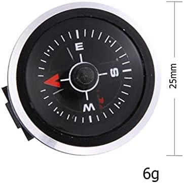 Zldgyg tbdky mini נייד שעון כפתור רצועה מצפן לצמיד טיולים חיצוניים קמפינג קמפינג כלים