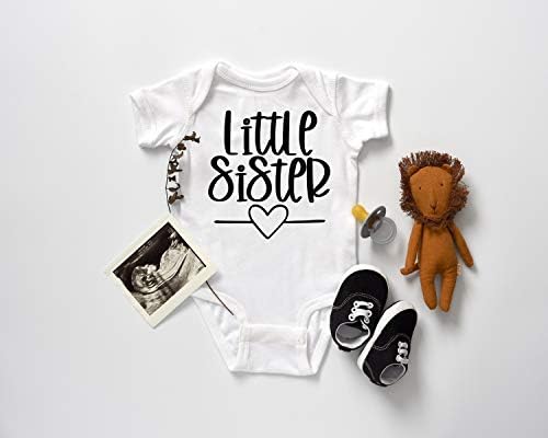 זית אוהב אפל קטן אחות לב בגד גוף עבור תינוק בנות אחות אח תלבושות