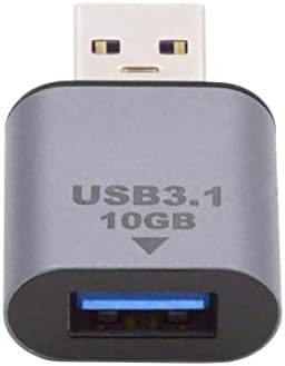 מתאם USB 10GBPs של Chenyang, USB 3.0/3.1 סוג A זכר לנקבה מתאם כוח נתונים לשולחן העבודה הנייד