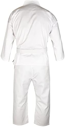 Fistrage Karate Gi 8 גרם מדים קלים עם חגורה בד תערובת כותנה רכה של חגורה לאומנויות לחימה חליפת אימונים מתחילים
