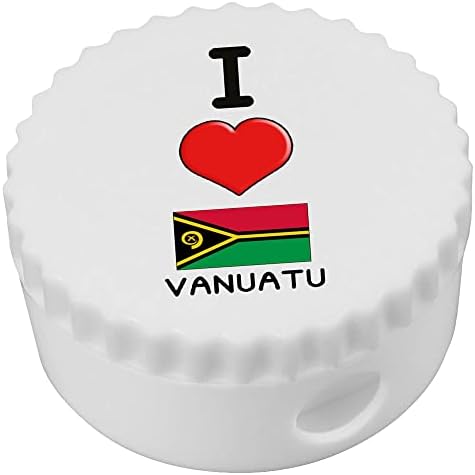 Azeeda 'אני אוהב את Vanuatu' מחדד עיפרון קומפקטי