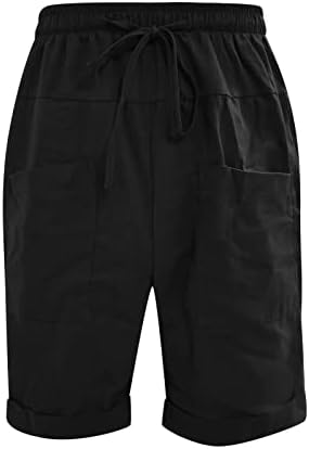 מכנסיים קצרים של Niucta גברים קיץ מזדמן ברמודה מכנסיים קצרים גדולים וגבוהים של מכנסי נסיעות יבש מהיר