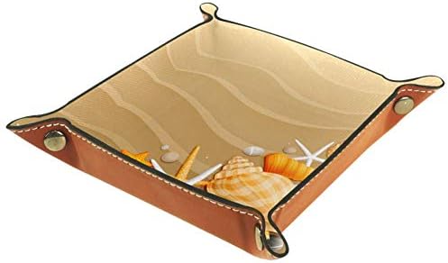 פגזים של Lorvies וכוכבי ים על קופסת אחסון בחול קופסאות סל קוביית סל מכולות למשרד הבית