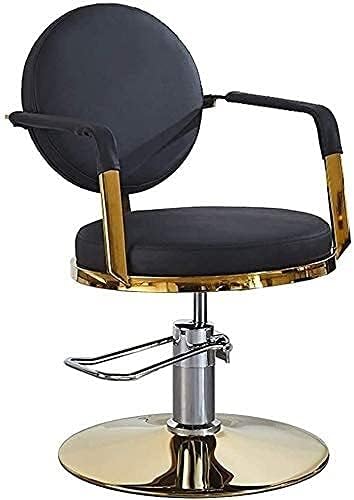 כיסא הידראולי של כסא סלון נייד קל משקל קלים לכיסא סטיילינג לעסקים או ביתי יופי לחנות יופי קלאסי סטיילינג כיסא שיער סטייליסט סטייליסט כסא