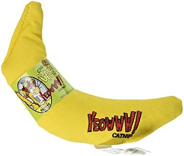 Yeowww! צעצוע קטניפ אורגני, חבילה בננה צהובה 3